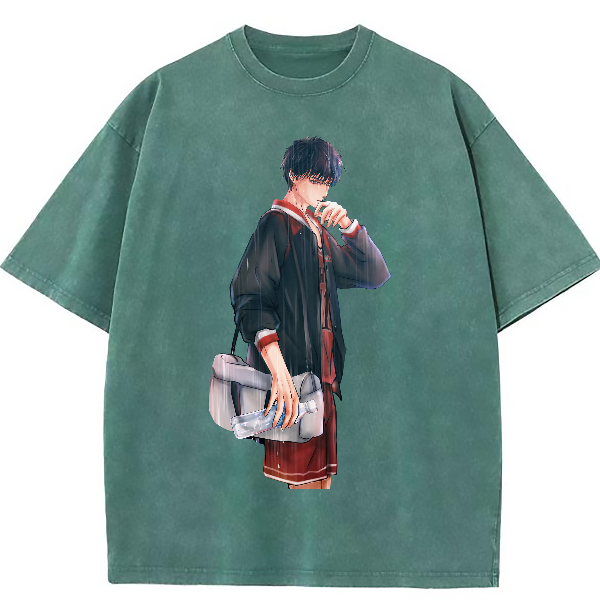 （画像用） SLAM DUNK／スラムダンク 綿100% ヴィンテージ風 半袖Tシャツ（フロントプリント）